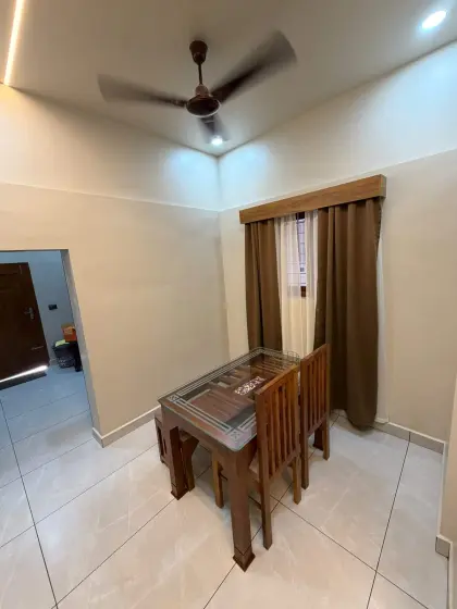 Dining area at The Verandah, Punalur